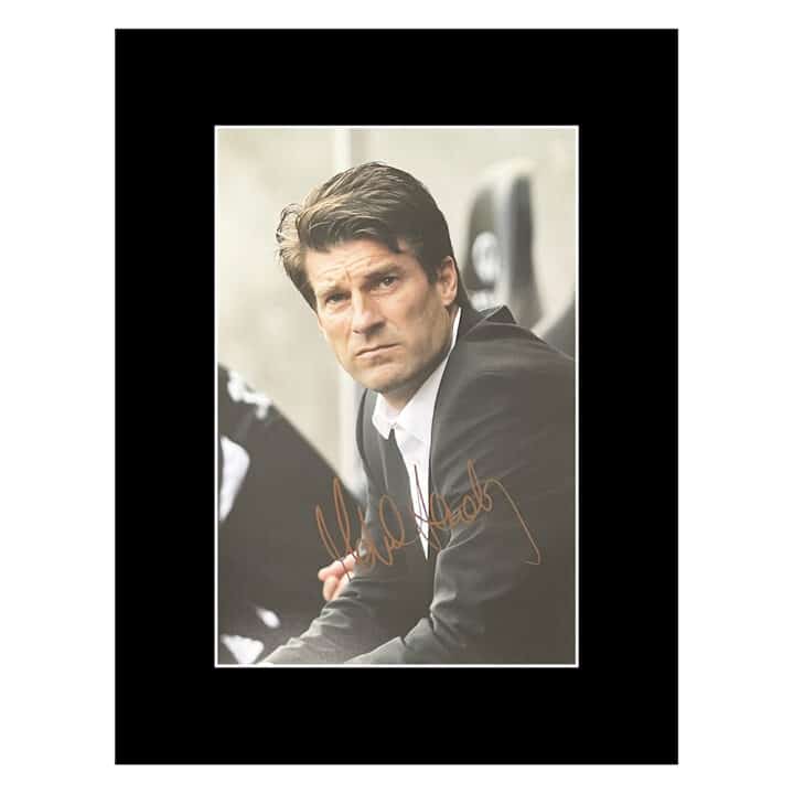 Signed Michael Laudrup Photo Display - 16x12 Swansea City Icon