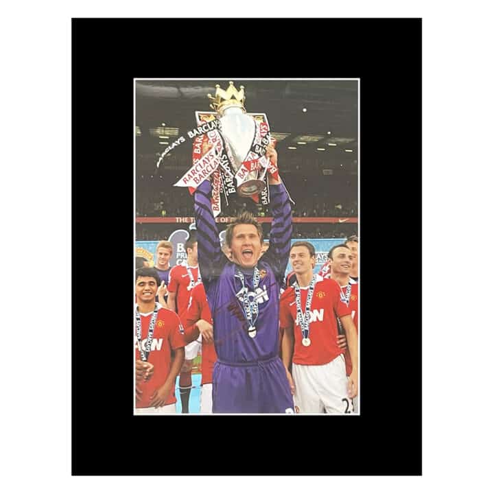 Signed Tomasz Kuszczak Photo Display - 16x12 Premier League Winner 2011