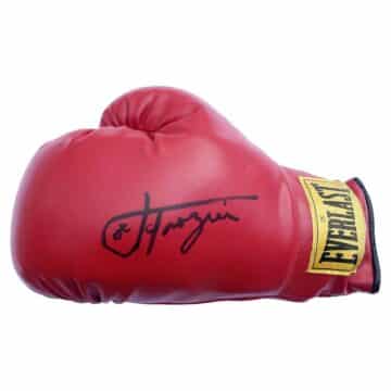 Signed Joe Frazier Boxing Glove - World Champion Autograph