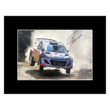 Signed Chris Atkinson Photo Display - 16x12 Rally Car Icon Autograph