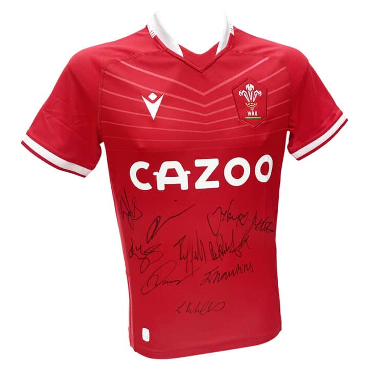 Signed Wales Rugby Shirt - Six Nations 2023 Jersey