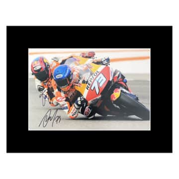 Signed Alex Marquez & Stefan Bradl Photo Display - 16x12 Moto GP Autograph