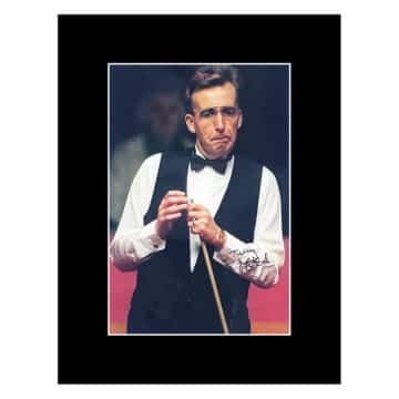 Signed Terry Griffiths Photo Display - 16x12 Snooker Autograph