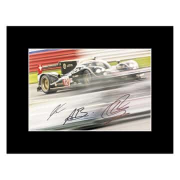 Signed Heidfeld, Prost & Belicchi Photo Display - 16x12 Endurance Racing Icons