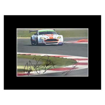 Signed Dalla Lana, Lamy & Lauda Photo Display - 16x12 Endurance Racing Autograph