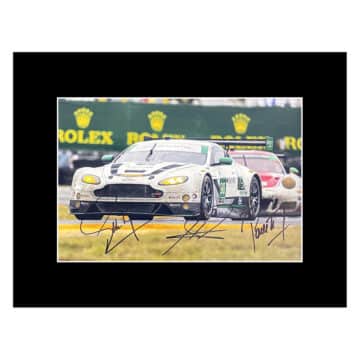 Signed Dalla Lana, Lamy & Lauda Photo Display - 16x12 Endurance Racing Icons