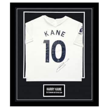 Signed Harry Kane Shirt Framed - Tottenham Hotspur Icon Jersey