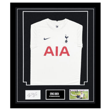 Signed Eric Dier Framed Display - Tottenham Hotspur Icon