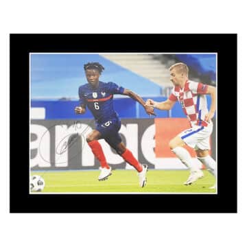 Signed Eduardo Camavinga Photo Display - 12x10 France Icon