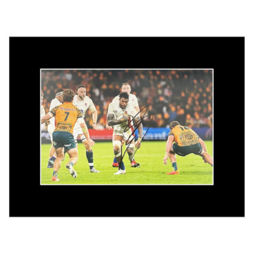 Signed Courtney Laws Photo Display - 16x12 England Rugby Icon 2