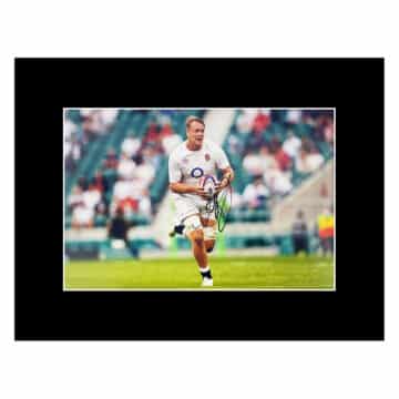 Signed Alex Dombrandt Photo Display - 16x12 England Rugby Icon 4