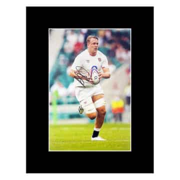 Signed Alex Dombrandt Photo Display - 16x12 England Rugby Icon 3