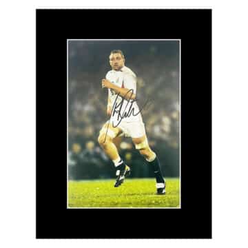 Signed Steve Borthwick Photo Display - 16x12 England Rugby Icon 1