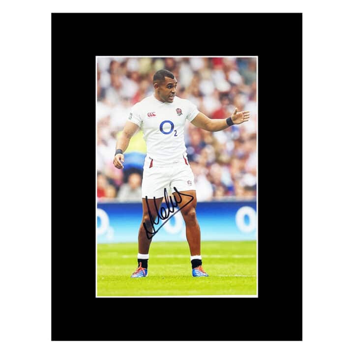 Signed Joe Marchant Photo Display - 16x12 England Rugby Icon 2