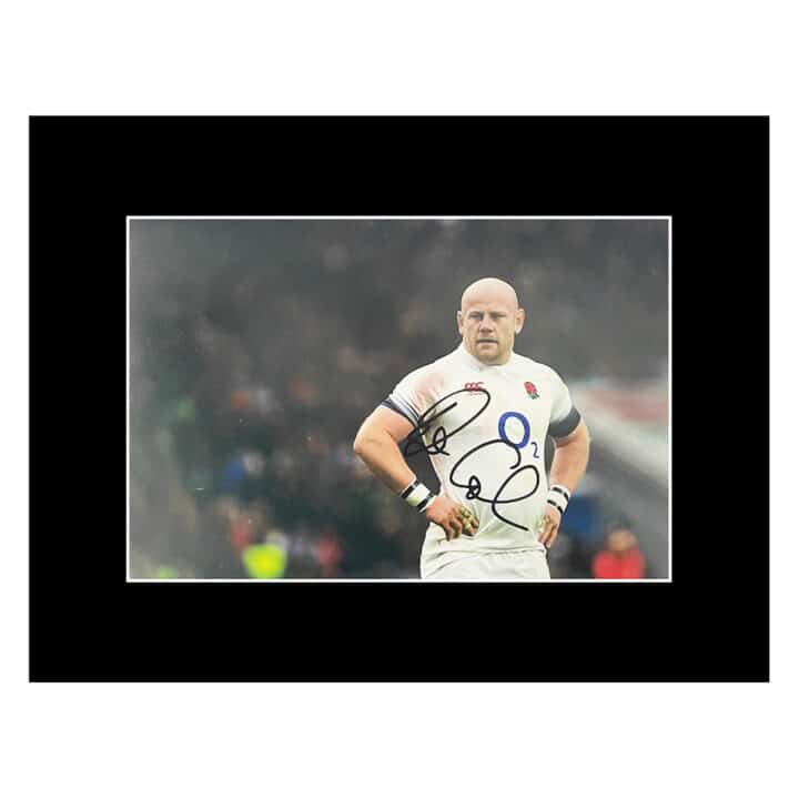 Signed Dan Cole Photo Display - 16x12 England Rugby Icon 3