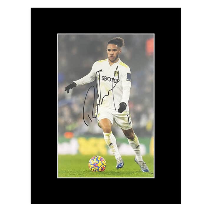 Signed Tyler Roberts Photo Display - 16x12 Leeds Icon