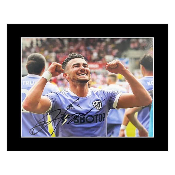 Signed Jack Harrison Photo Display - 10x8 Leeds Icon 2