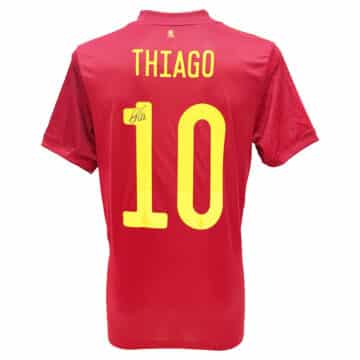 Signed Thiago Alcantara Shirt - Spain Icon Jersey