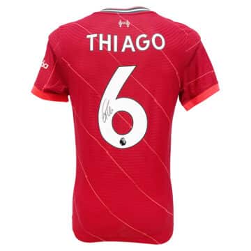 Signed Thiago Alcantara Shirt - FA Cup Winner 2022