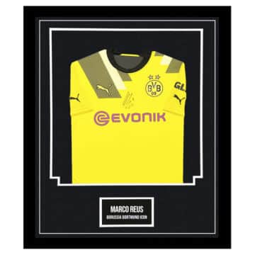 Signed Marco Reus Shirt Framed - Borussia Dortmund Icon Jersey