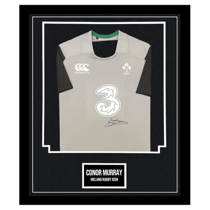 Signed Conor Murray Jersey Framed - Ireland Rugby Icon Shirt