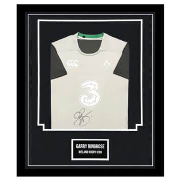 Signed Garry Ringrose Shirt Framed - Ireland Rugby Icon Jersey