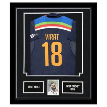 Virat Kohli Signed Framed Display - India Cricket Icon Autograph