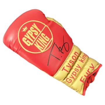 Signed Tyson Fury Glove - Boxing World Champion Icon