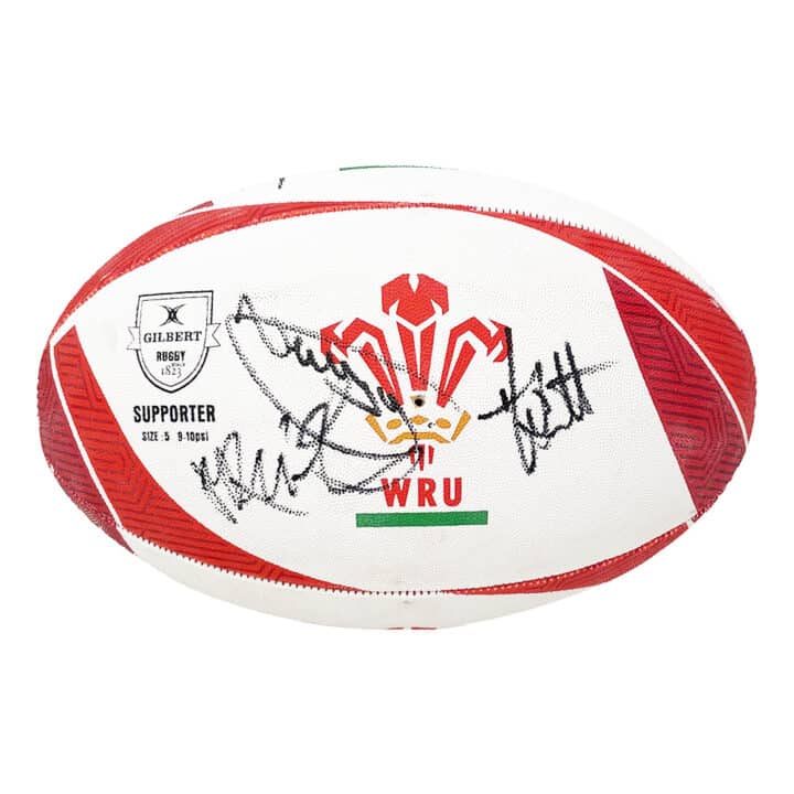 Signed Wales Rugby Ball - Six Nations 2023 Squad Autograph