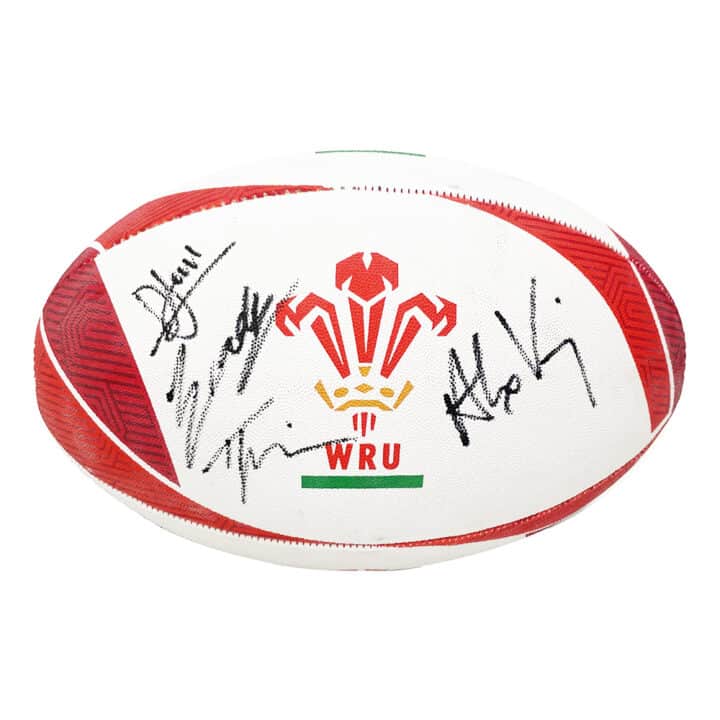 Signed Wales Rugby Ball - Six Nations 2023 Squad Autograph