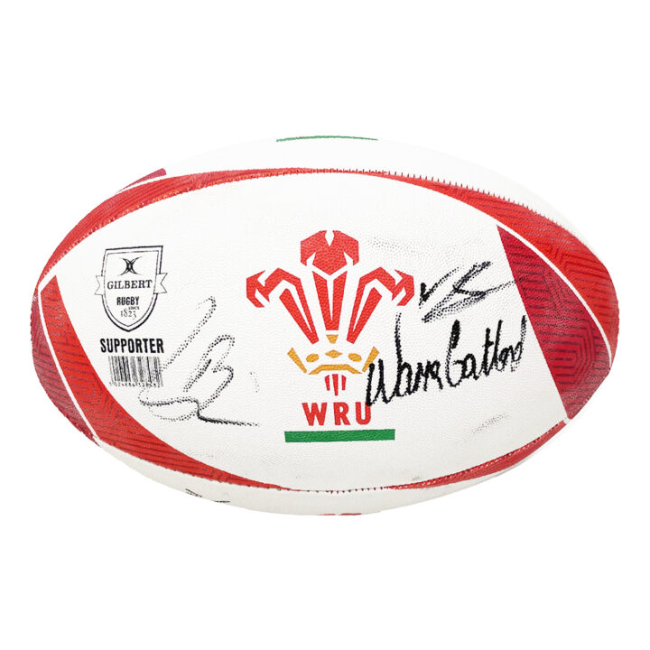 Signed Wales Rugby Ball - Six Nations 2023 Squad Autograph