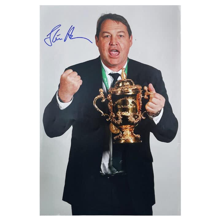 Signed Steve Hansen Poster Photo - 18x12 World Cup Winner 2011