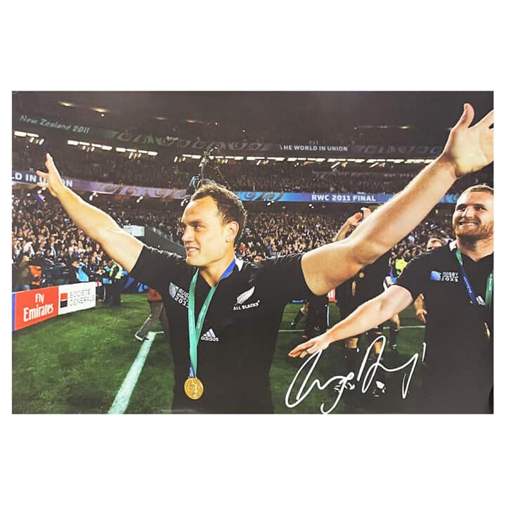 Signed Israel Dagg Poster Photo - 18x12 World Cup Winner 2011