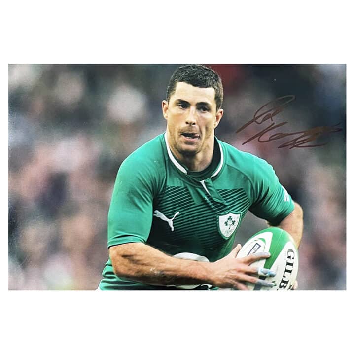 Signed Rob Kearney Poster Photo - 18x12 Ireland Rugby Icon