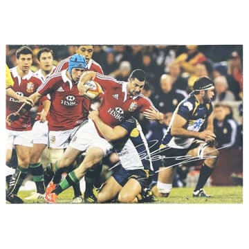 Signed Rob Kearney Poster Photo - 18x12 British & Irish Lions Icon