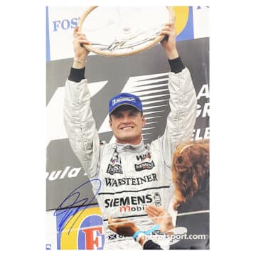 Signed David Coulthard Poster Photo - 18x12 Formula 1 Autograph