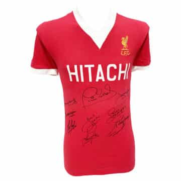 Signed Liverpool Shirt – European Cup Winners 1977 Jersey