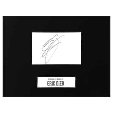 Signed Eric Dier Display - Tottenham Hotspur Icon Autograph