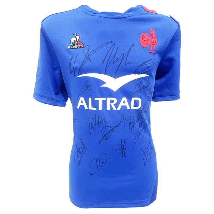 Signed France Rugby Jersey - Grand Slam 2022