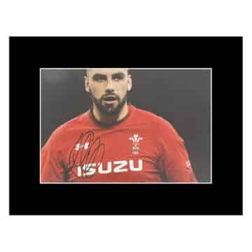 Signed Cory Hill Photo Display - 16x12 Wales Rugby Icon