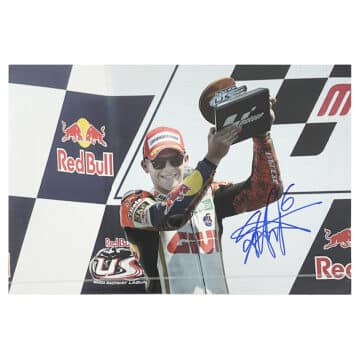 Stefan Bradl Signed Poster Photo - 18x12 Moto GP Icon Autograph