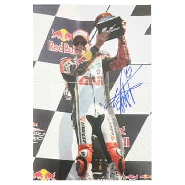 Signed Stefan Bradl Poster Photo - 18x12 Moto GP Icon Autograph