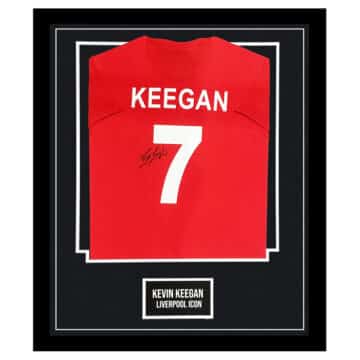 Kevin Keegan Signed Shirt Framed – Liverpool Icon Jersey