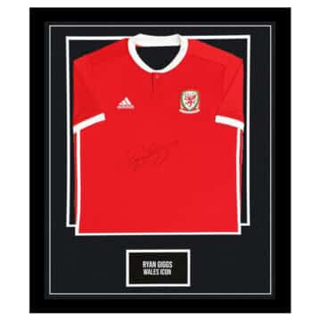 Ryan Giggs Signed Shirt Framed - Wales Icon Jersey