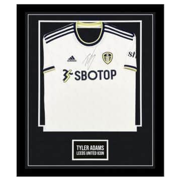 Signed Tyler Adams Shirt Framed - Leeds United Icon Jersey