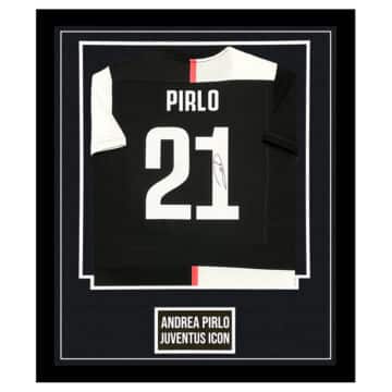 Andrea Pirlo Signed Shirt Framed - Juventus Icon Jersey