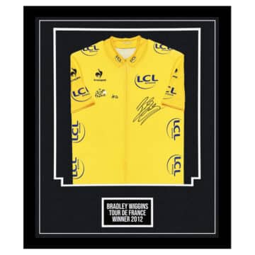 Bradley Wiggins Signed Jersey Framed - Tour De France Winner 2012