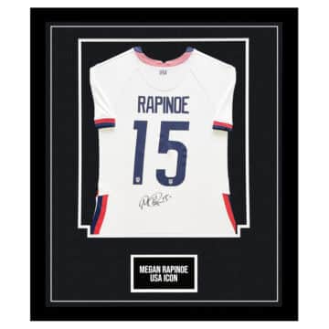 Signed Megan Rapinoe Shirt Framed - USA Icon Autograph Jersey