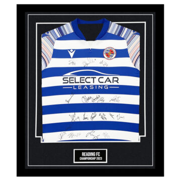 Signed Reading Shirt Framed - Championship Squad 2023 Jersey