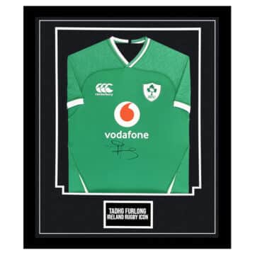 Tadhg Furlong Signed Jersey Framed - Ireland Rugby Icon Shirt